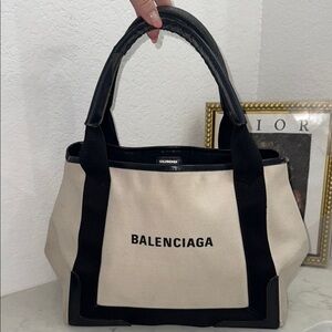 Balenciaga Canvas Top Handle Bag
